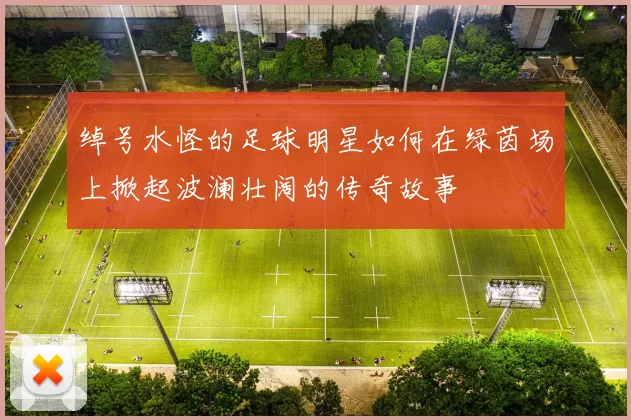 绰号水怪的足球明星如何在绿茵场上掀起波澜壮阔的传奇故事